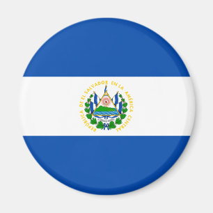 Patriotische Flagge von El Salvador Magnet
