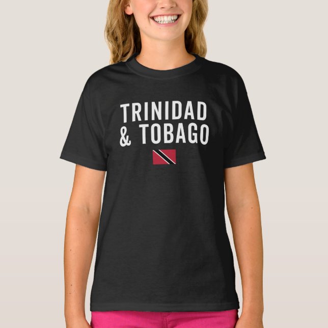 Patriotische Flagge von Trinidad und Tobago T-Shirt (Vorderseite)