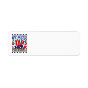 Patriotische Flaggen-Star-Feuerwehr am 4. Juli