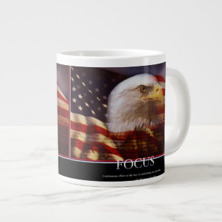 Patriotische Focus-Tasse Jumbo-Tasse