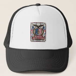 Patriotische Freiheits Schild Freiheits-Ikonen & S Truckerkappe