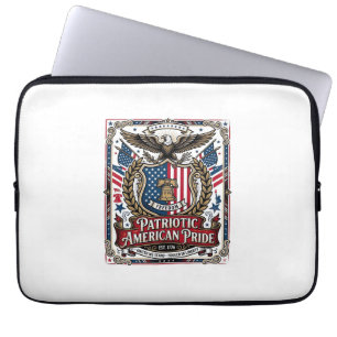 Patriotische Freiheits-Schutz-Freiheits-Symbole &  Laptopschutzhülle