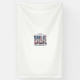 Patriotische Gans USA Vintage Fourth of July-Shirt Banner