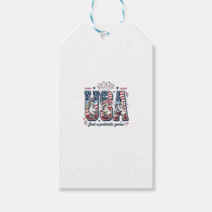 Patriotische Gans USA Vintage Fourth of July-Shirt Geschenkanhänger