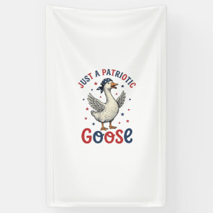 Patriotische Gans Vintage Fourth of July Shirt Des Banner