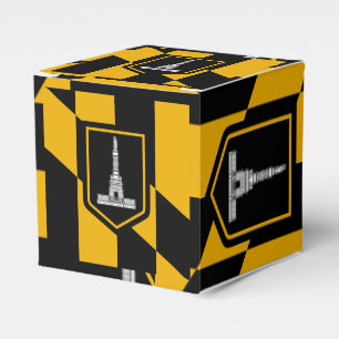 Patriotische Gefälligkeitsbox mit Flagge von Balti Geschenkschachtel