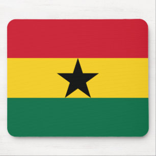 Patriotische Ghana-Flagge Mousepad
