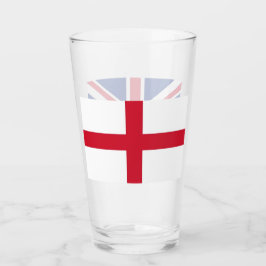 Patriotische Glas-Tasse mit Flagge von England Glas