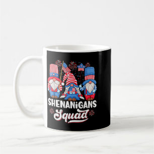 Patriotische Gnome Schabernack Trupp Usa Kaffeetasse
