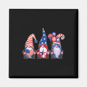 Patriotische Gnomes 4. Juli Unabhängigkeitstag Fra Magnet