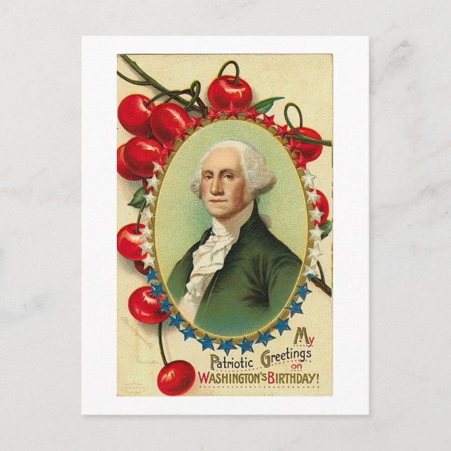 Patriotische Grüße Postkarte (Vorderseite)