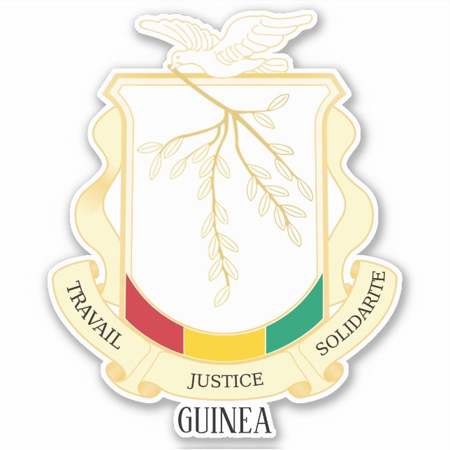 Patriotische Guinea Aufkleber (Vorderseite)