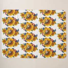 Patriotische Honigbiene Sherpadecke