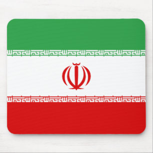 Patriotische Iran-Flagge Mousepad