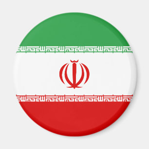 Patriotische iranische Flagge Magnet