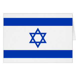 Patriotische Israel-Flagge