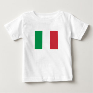 Patriotische italienische Flagge Baby T-shirt