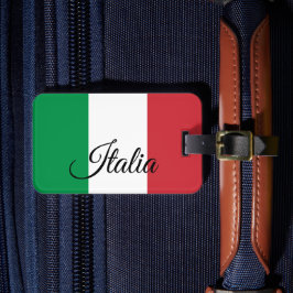 Patriotische italienische Gepäckmarken, italienisc Gepäckanhänger