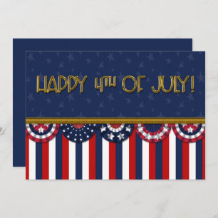 Patriotische Jagdfahnen am 4. Juli