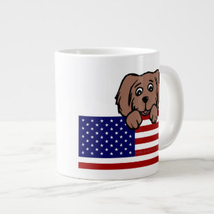 Patriotische Jungfrau Jumbo-Tasse