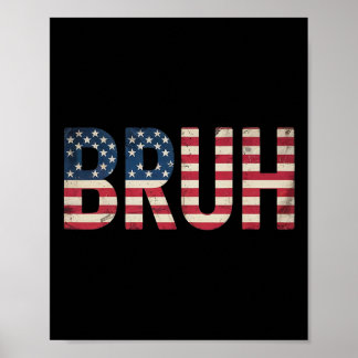 Patriotische Jungs Teens Kids Männer Vintag USA Poster