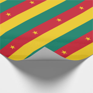 Patriotische Kamerun-Flagge Geschenkpapier