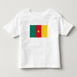 Patriotische Kamerun-Flagge Kleinkind T-shirt