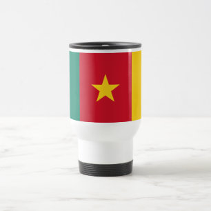 Patriotische Kamerun-Flagge Reisebecher