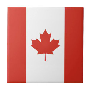 Patriotische kanadische Fahne Fliese