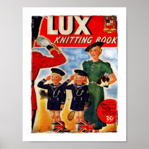 Patriotische Kinder Knetmuster Poster