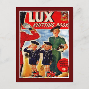 Patriotische Kinder Knetmuster Postkarte