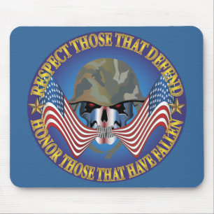 Patriotische Knochen - Maßgeschneidert Mousepad