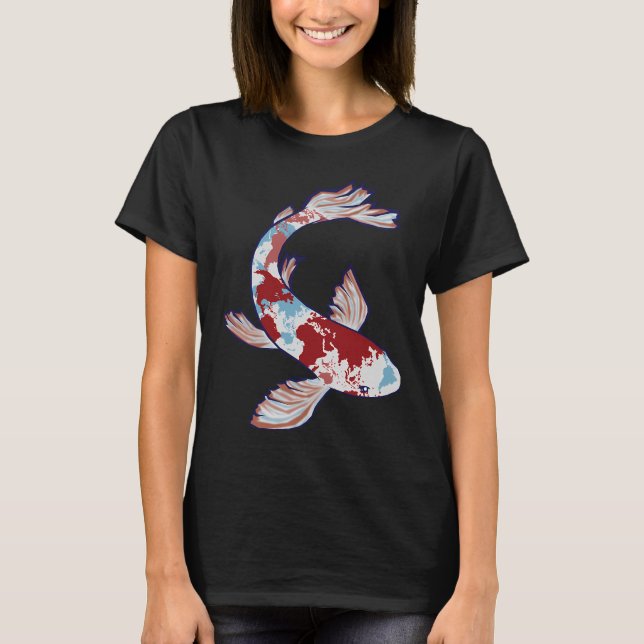 Patriotische Koi T-Shirt (Vorderseite)