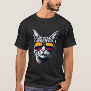 Patriotische Kolumbien-Tabby-Katze Kolumbianische  T-Shirt