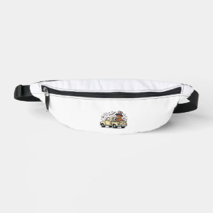 Patriotische Kuh 4. Juli LKW-Vektordesign_1 Bauchtasche