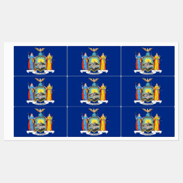 Patriotische Labels mit der Flagge des New Yorker  Etiketten