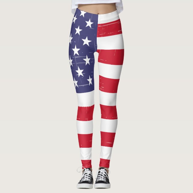 Patriotische Leggings der USA (Vorderseite)