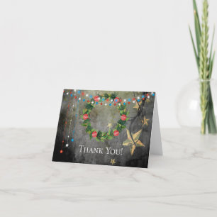 Patriotische Lichter der Stern-n, Dankeskarte