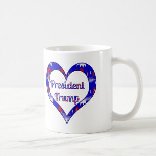 Patriotische Liebe Präsident Trump Tasse Cups