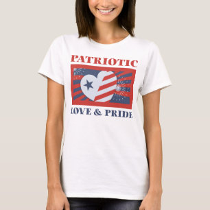 Patriotische Liebe und Stolz T-Shirt