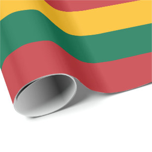 Patriotische litauische Flagge Geschenkpapier