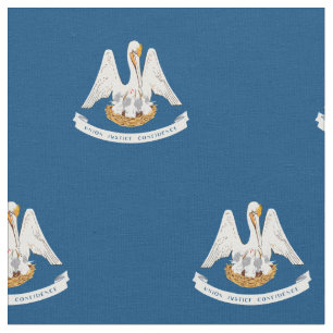 Patriotische Louisiana-Staats-Flagge Stoff
