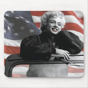 Patriotische Marilyn Mousepad