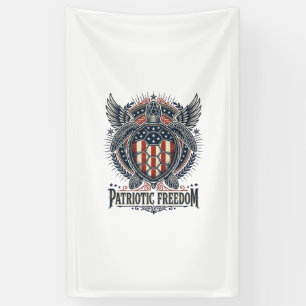 Patriotische Meeresschildkröte Banner