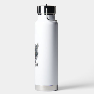 Patriotische Meeresschildkröte Trinkflasche