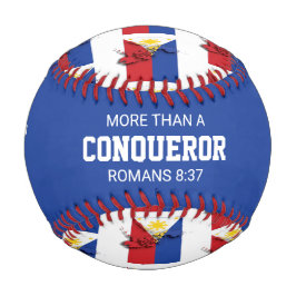 Patriotische mehr als CONQUEROR Custom PHILIPPINES Baseball