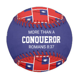 Patriotische mehr als CONQUEROR Custom TAIWAN FLAG Baseball