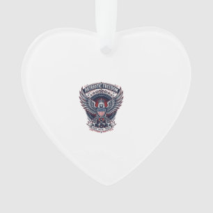 Patriotische Metal Flügel Patriot Musik Rock Metal Ornament