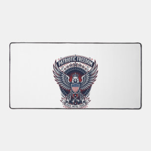 Patriotische Metal Flügel Patriot Musik Rock Metal Schreibtischunterlage