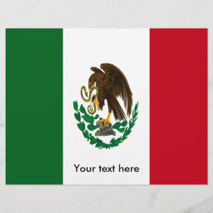 Patriotische Mexikanflagge